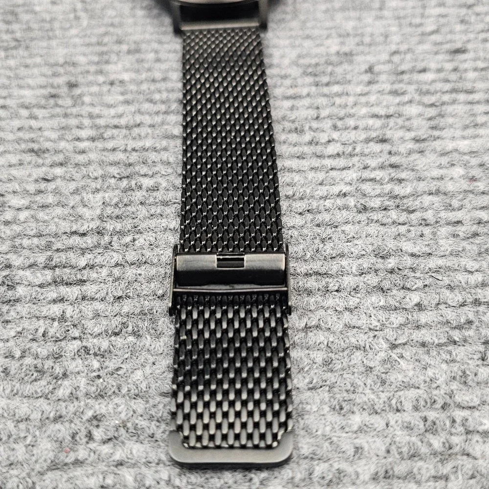 Michael Kors Mens Blake Watch Chronograph‎ Mesh Strap Black MK8778 New $250 OS